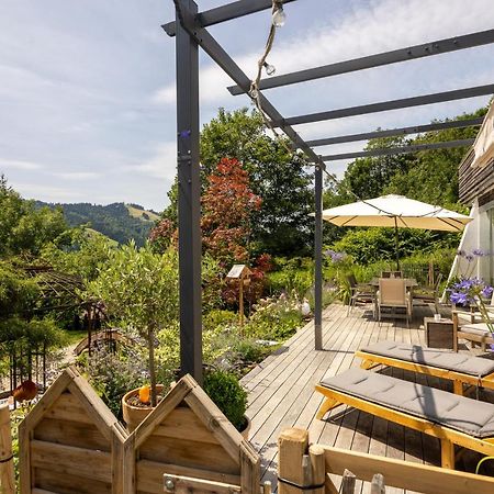 Waldlounge - Gartenwohnung Oberstaufen Dış mekan fotoğraf